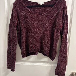 BP Maroon V-Neck Sweater